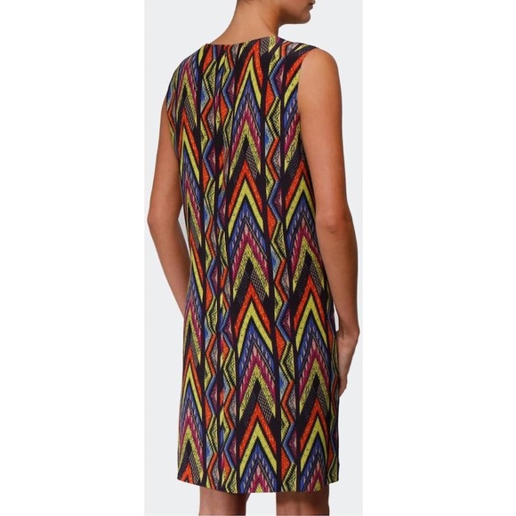 M Missoni multicolour zig-zag sleeveless silk shift dress - Picture 2 of 11